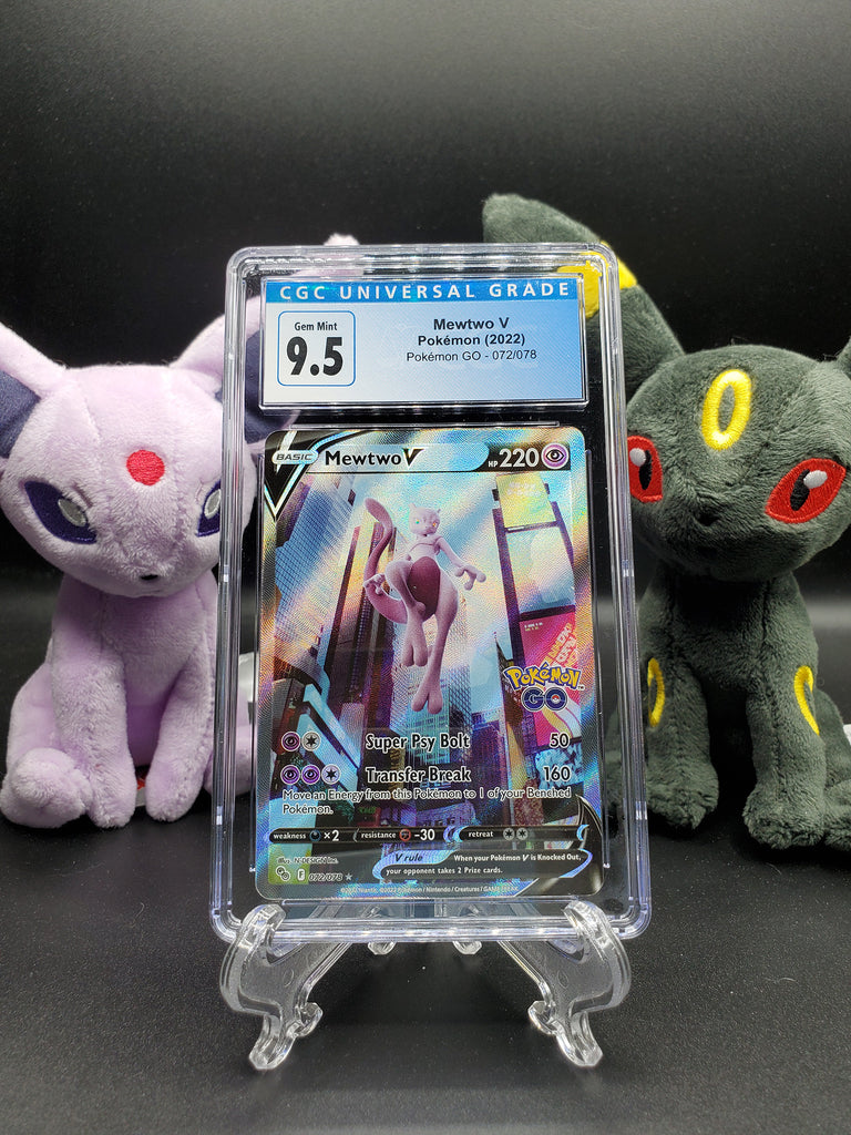 2022 Pokemon Go Mewtwo V Alternative Art 072/078 PSA 10 Gem Mint